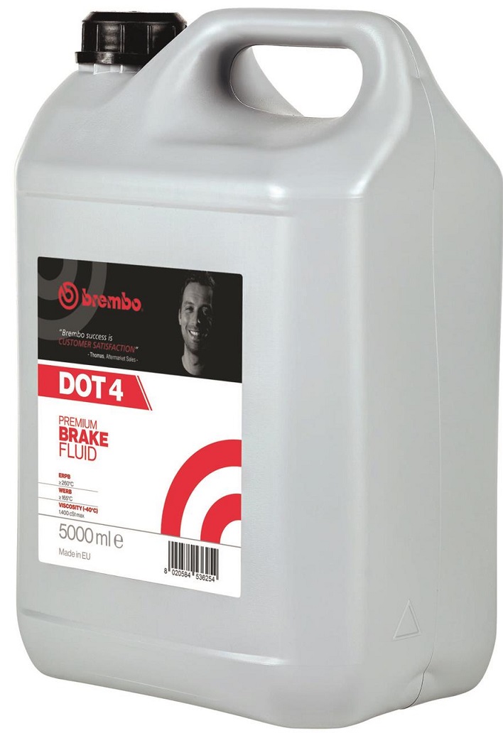 Brembo Dot-4 Brake Fluid 5.00 Liters
